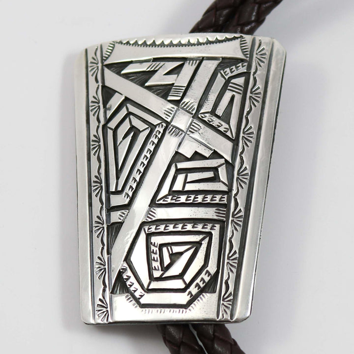 Overlay Bola Tie by Peter Nelson - Garland's