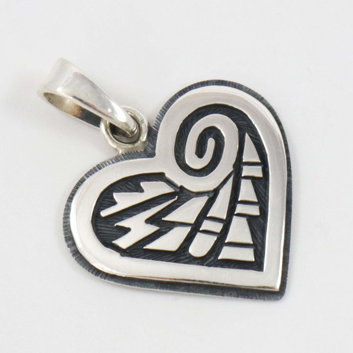Overlay Heart Pendant by Ruben Saufkie - Garland's