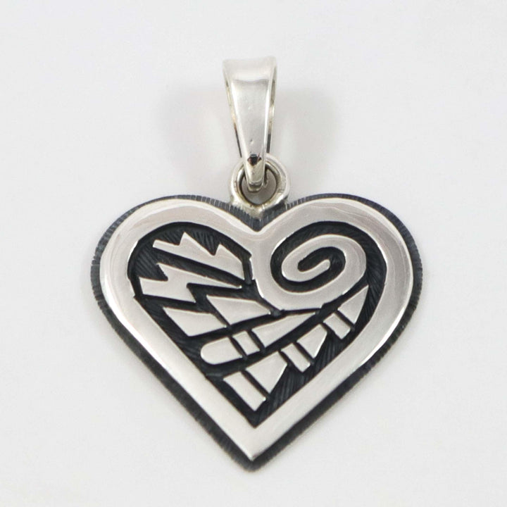 Overlay Heart Pendant by Ruben Saufkie - Garland's