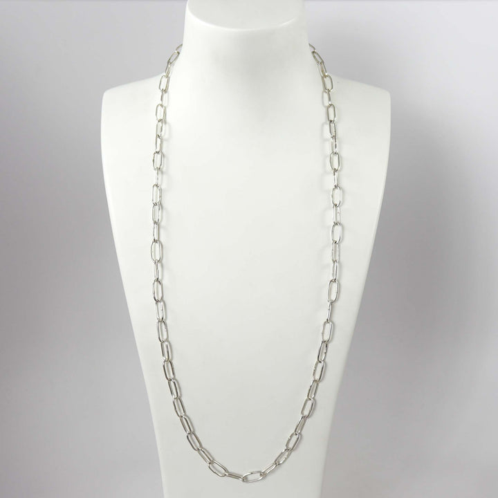 Paperclip Chain Necklace by Carlo Lonjose - Garland's