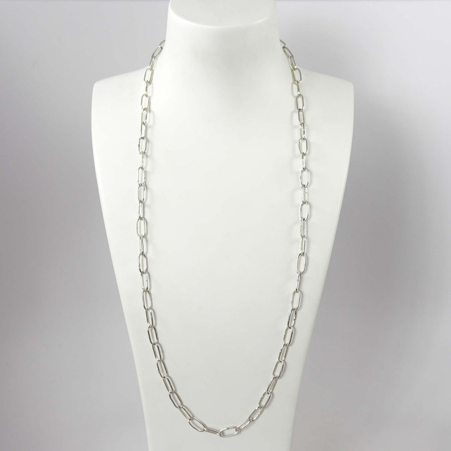 Paperclip Chain Necklace by Carlo Lonjose - Garland's