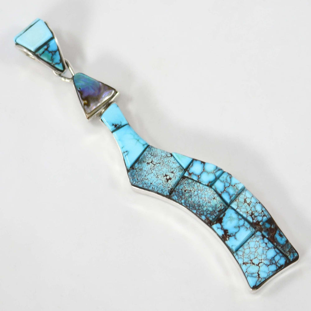 Persian Turquoise Lightning Pendant by Na Na Ping - Garland's