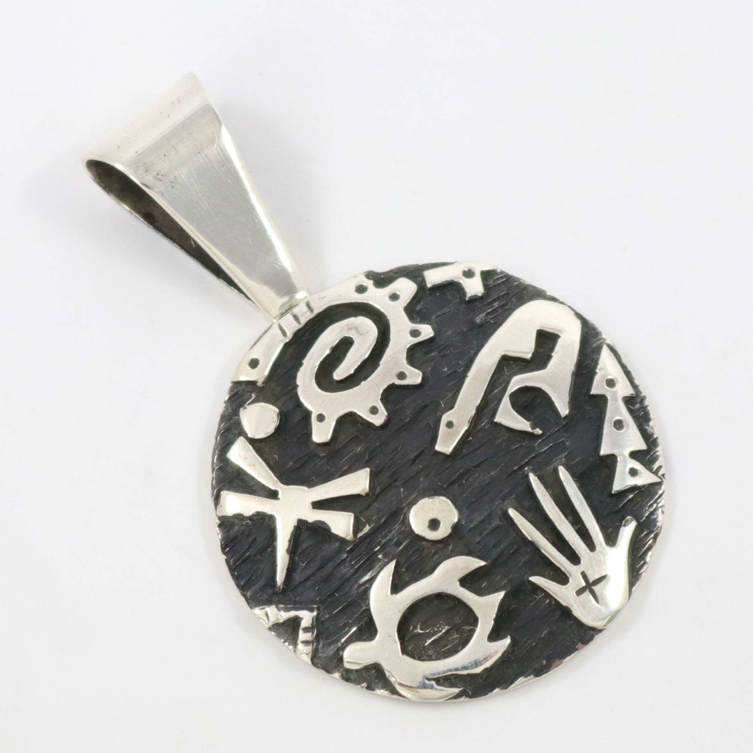 Petroglyph Pendant by Kee Yazzie - Garland's