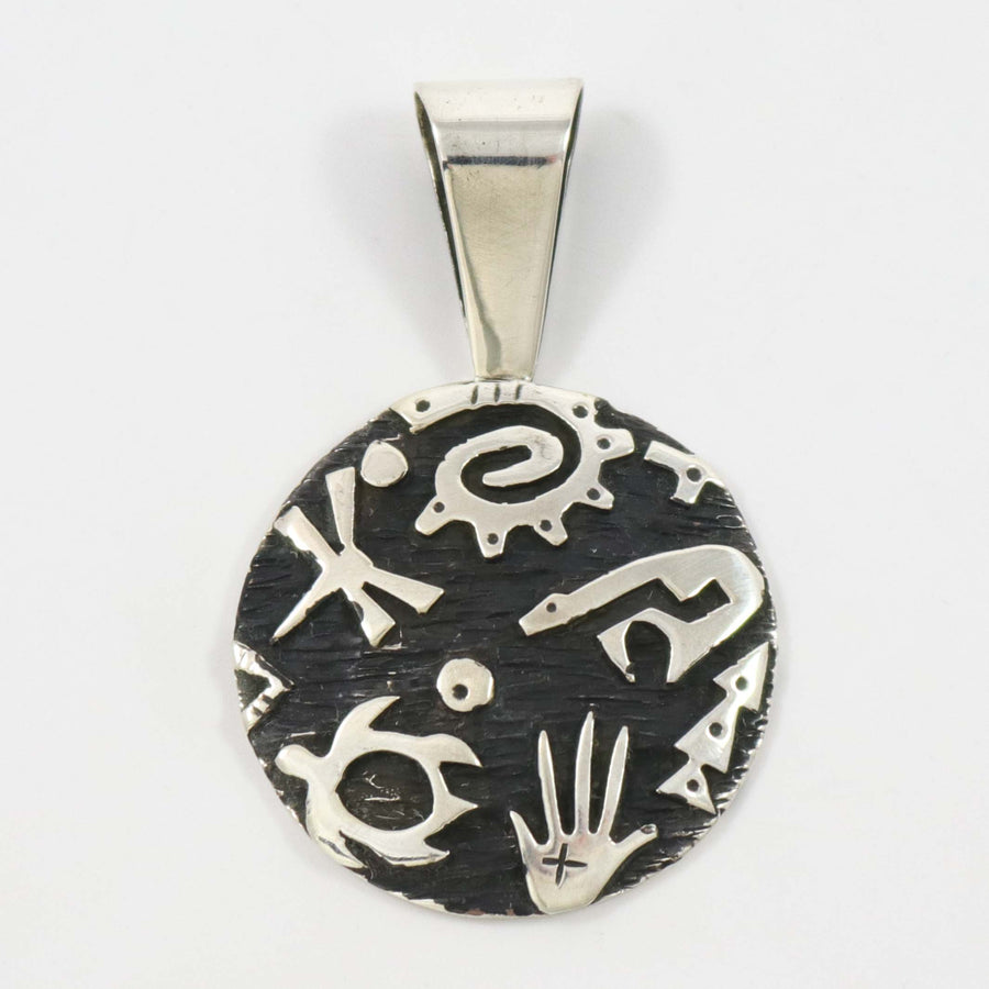 Petroglyph Pendant by Kee Yazzie - Garland's