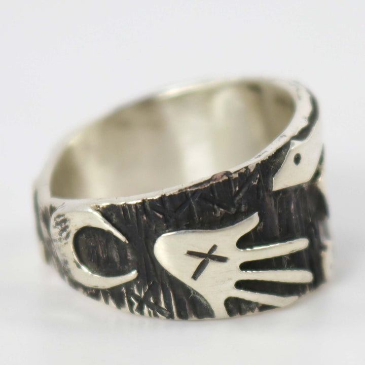 Petroglyph Ring by Kee Yazzie - Garland's
