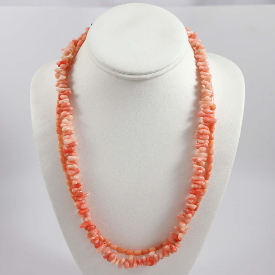Pink Coral Necklace by Vintage Collection - Garland's