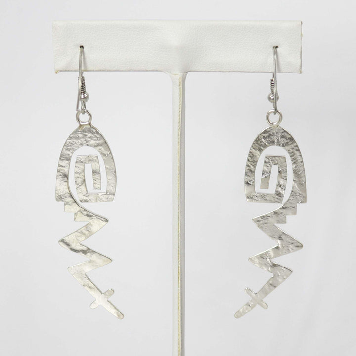 Rain and Lightning Earrings by Ruben Saufkie - Garland's