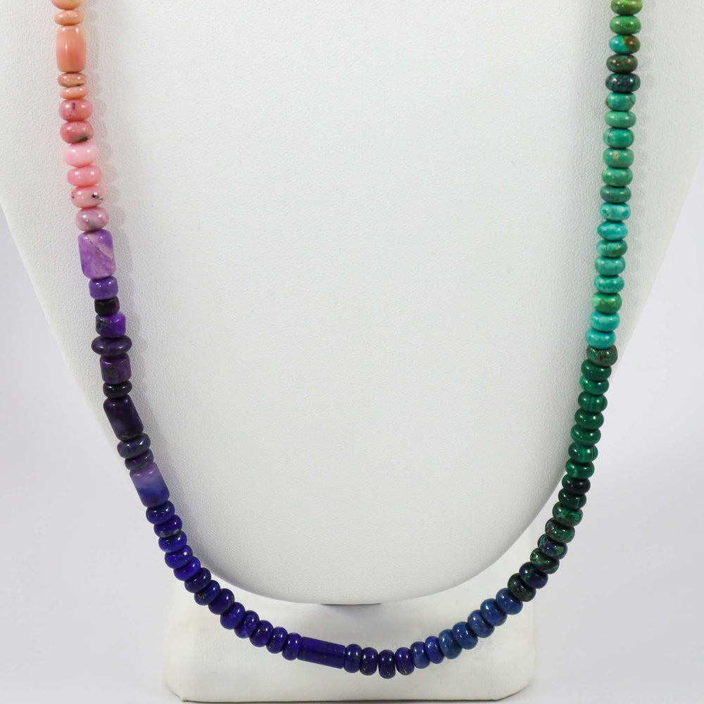 Rainbow Bead Necklace by Melanie and Michael Lente - Garland's