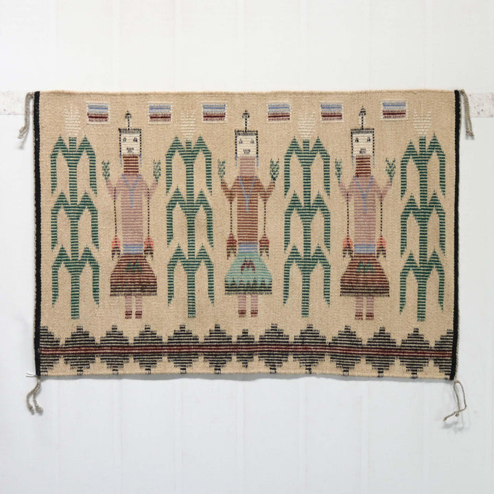 Raised Outline Yei and Cornstalks by Evelyn Yazzie - Garland's