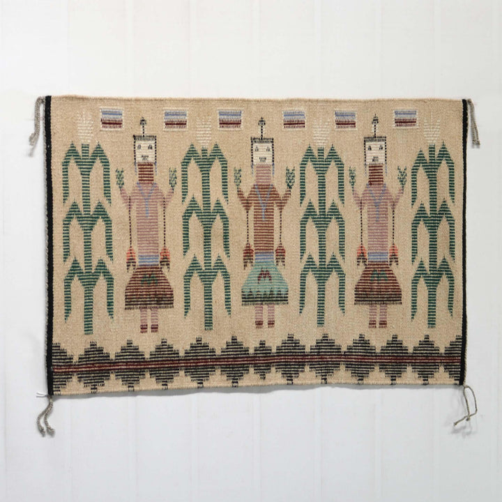 Raised Outline Yei and Cornstalks by Evelyn Yazzie - Garland's