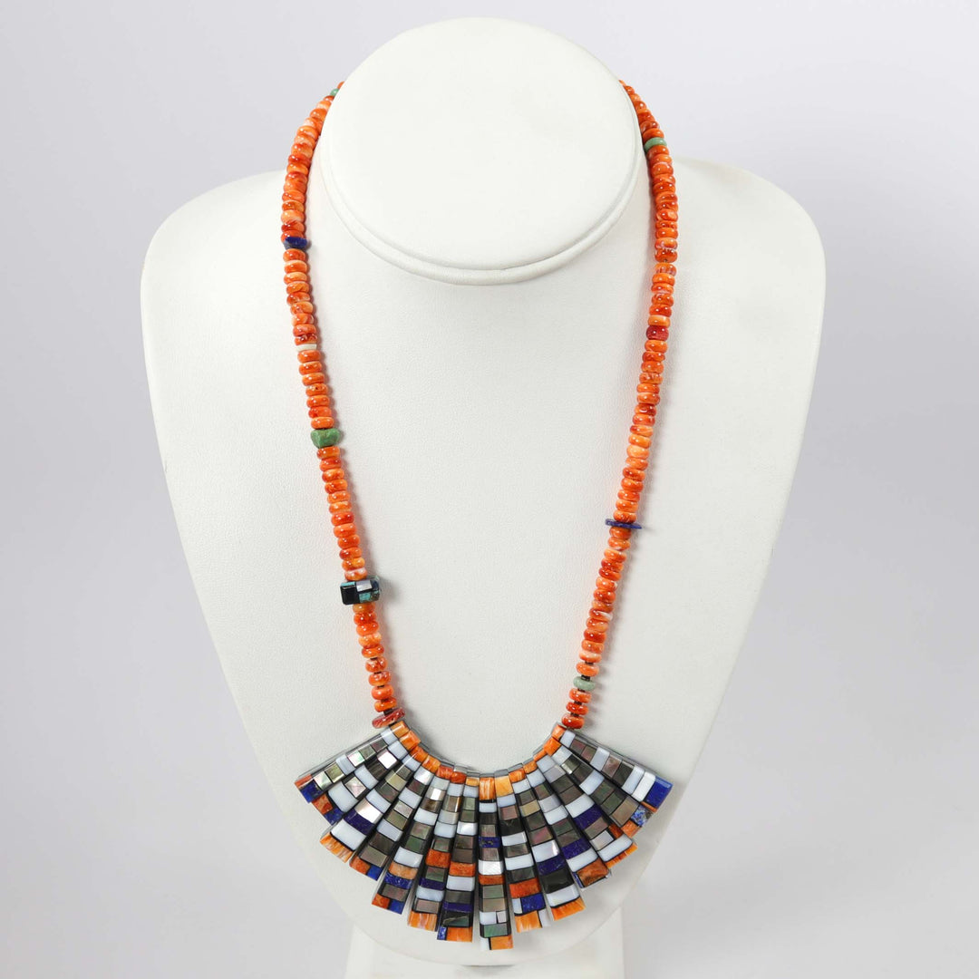 Reversible Shell Necklace by Janalee Reano Valencia - Garland's