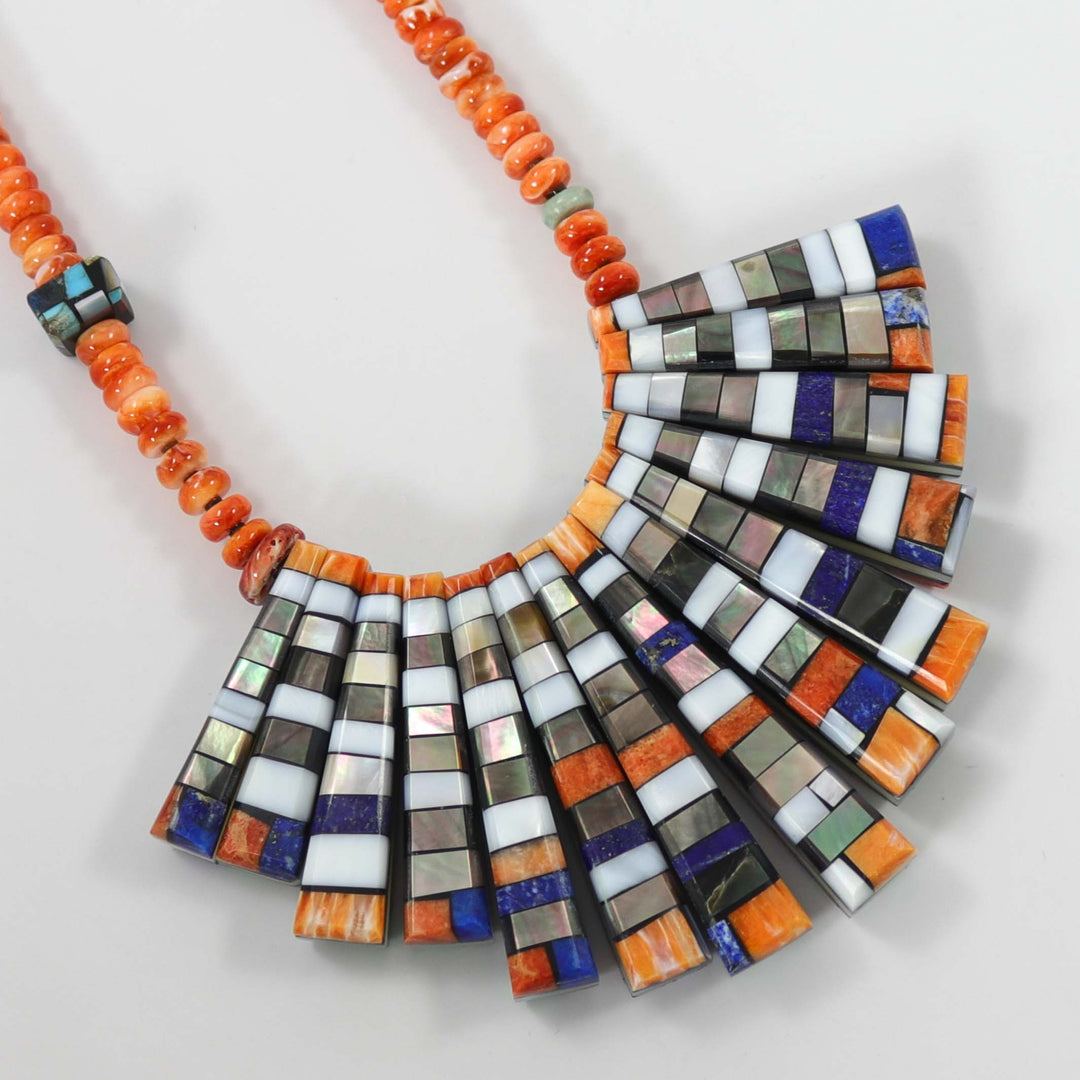 Reversible Shell Necklace by Janalee Reano Valencia - Garland's