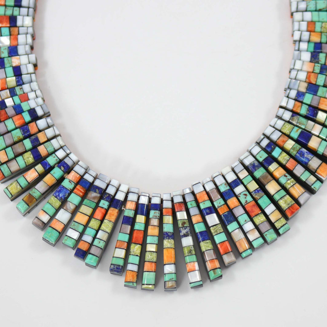 Reversible Shell Necklace by Janalee Reano Valencia - Garland's