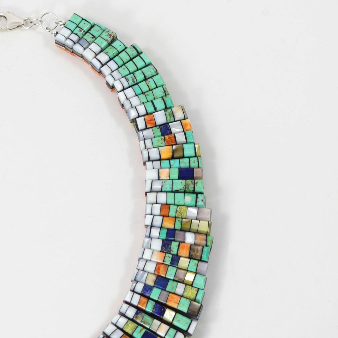 Reversible Shell Necklace by Janalee Reano Valencia - Garland's