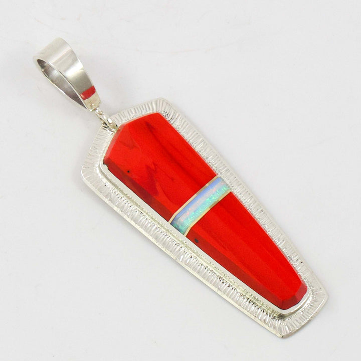Rosarita and Opal Pendant by Duane Maktima - Garland's
