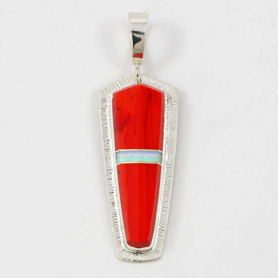 Rosarita and Opal Pendant by Duane Maktima - Garland's