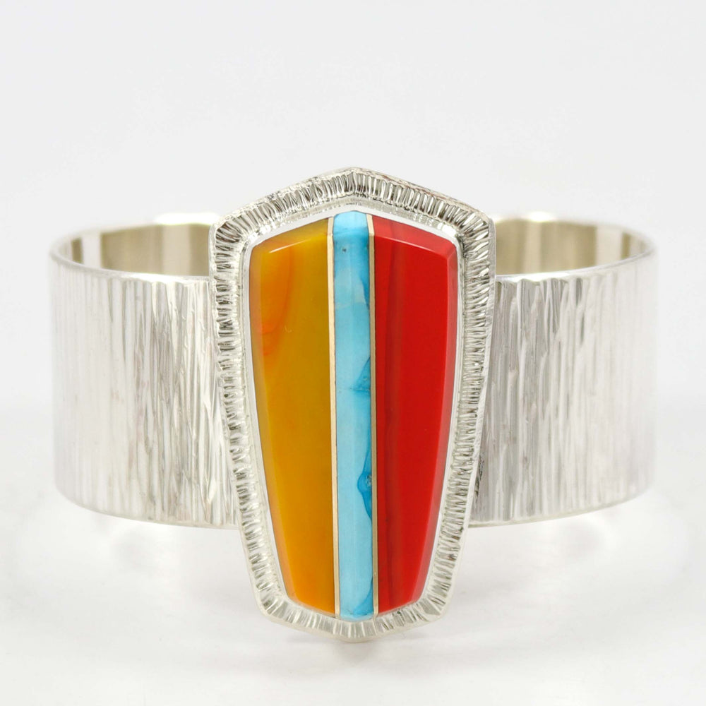 Rosarita and Turquoise Cuff by Duane Maktima - Garland's