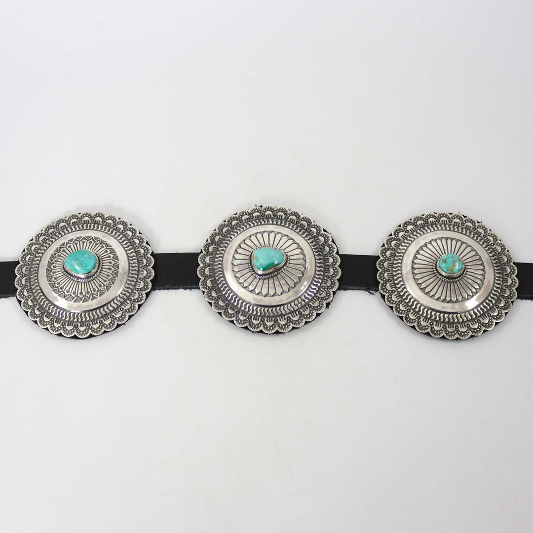 Royston Turquoise Concho Belt by Sunshine Reeves - Garland's