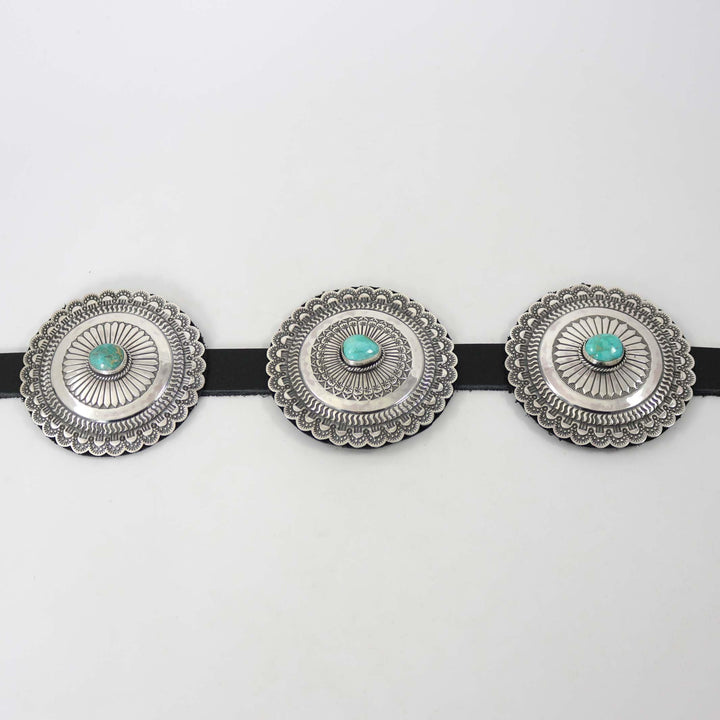 Royston Turquoise Concho Belt by Sunshine Reeves - Garland's