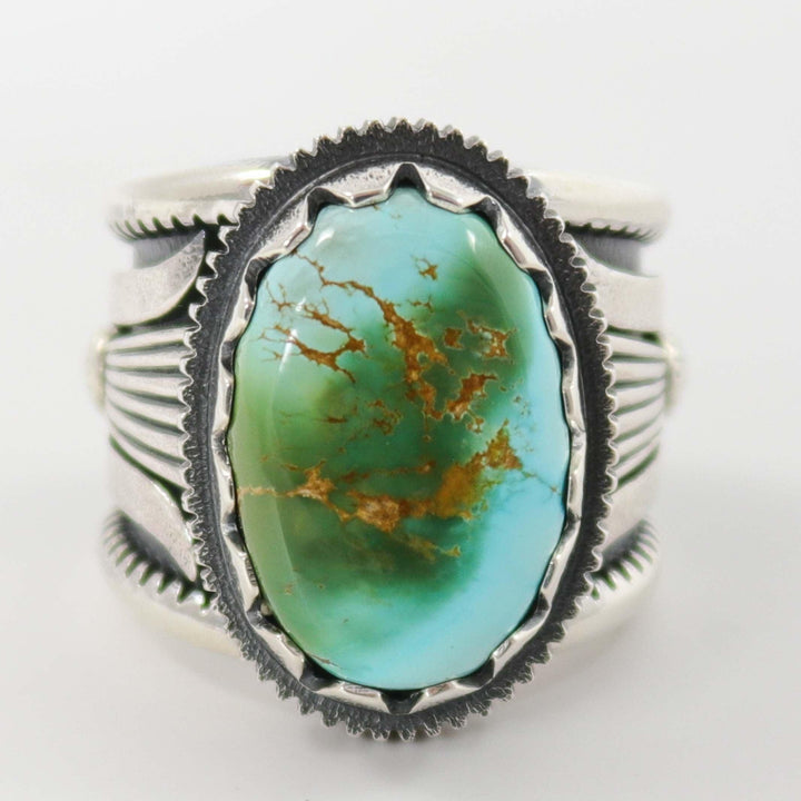 Royston Turquoise Ring by Curtis Pete - Garland's