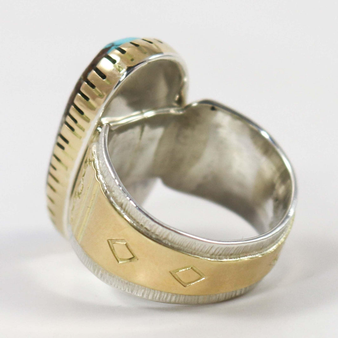 Royston Turquoise Ring by Dina Huntinghorse - Garland's