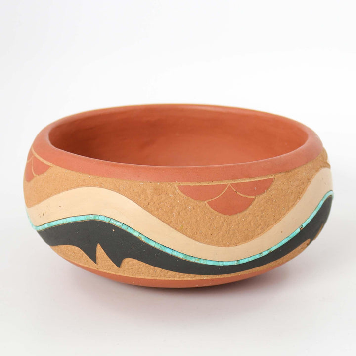 San Ildefonso Bowl by John Gonzales - Garland's