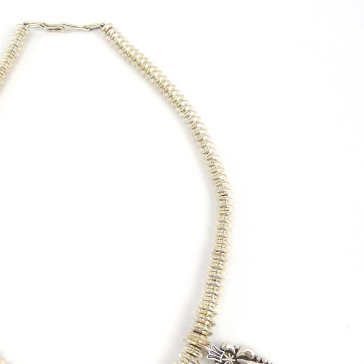 Silver Bead and Tab Necklace by Thomas Jim - Garland's