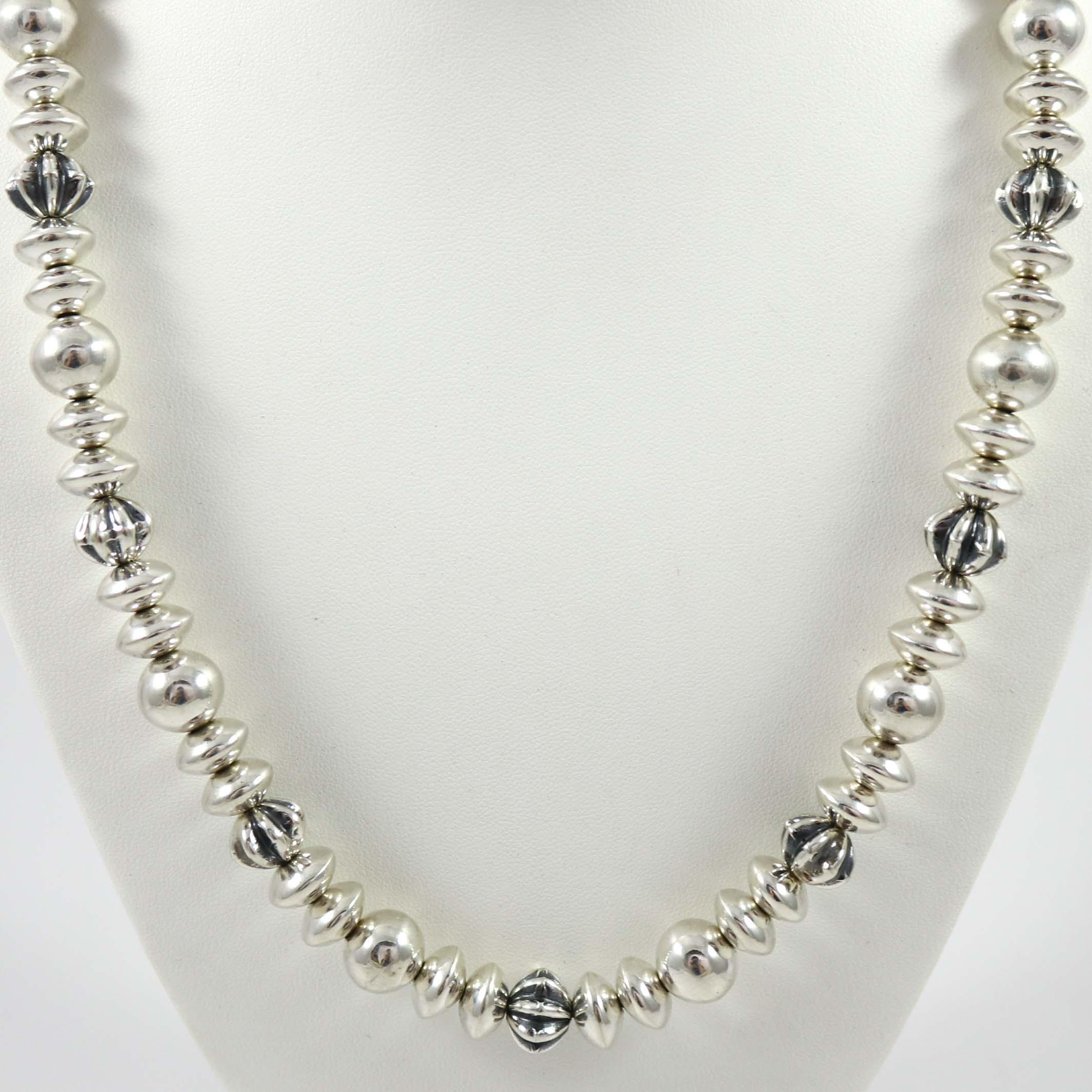 1930's vintagebeadsネックレス NAVAJO SILVER SQUASH BLOSSOM NAJA NECKLACE c.1940 – WANDERER