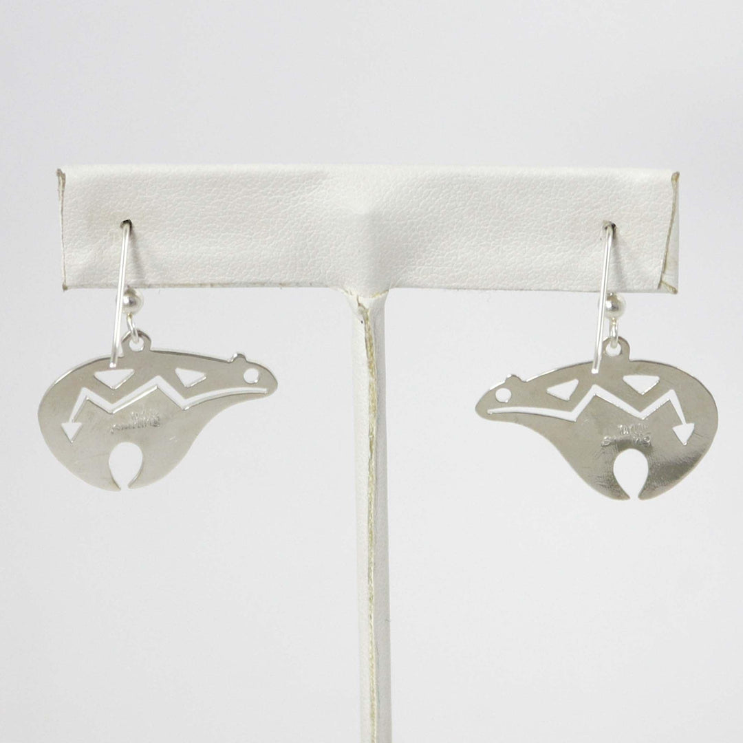 Silver Bear Earrings by Robert Taylor - Garland's