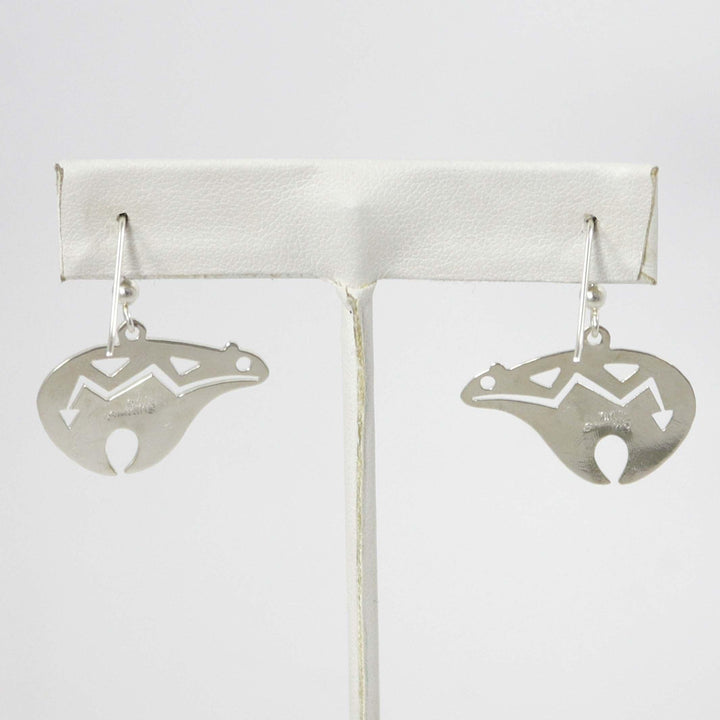 Silver Bear Earrings by Robert Taylor - Garland's