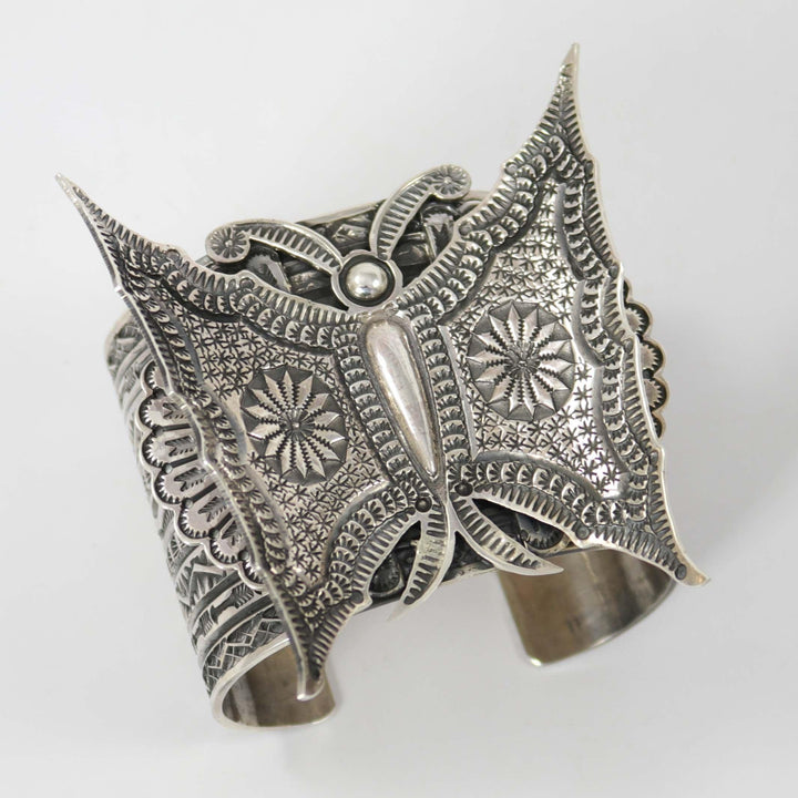 Silver Butterfly Cuff by Sunshine Reeves - Garland's
