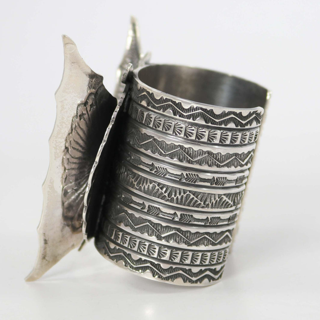 Silver Butterfly Cuff by Sunshine Reeves - Garland's