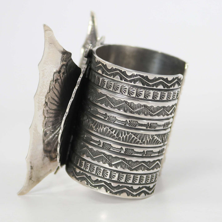 Silver Butterfly Cuff by Sunshine Reeves - Garland's