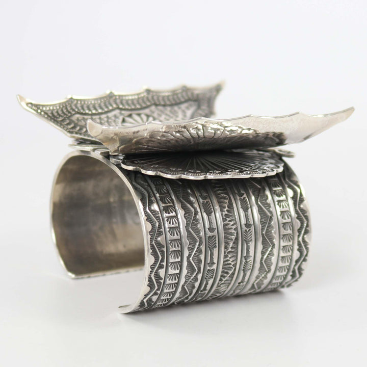Silver Butterfly Cuff by Sunshine Reeves - Garland's