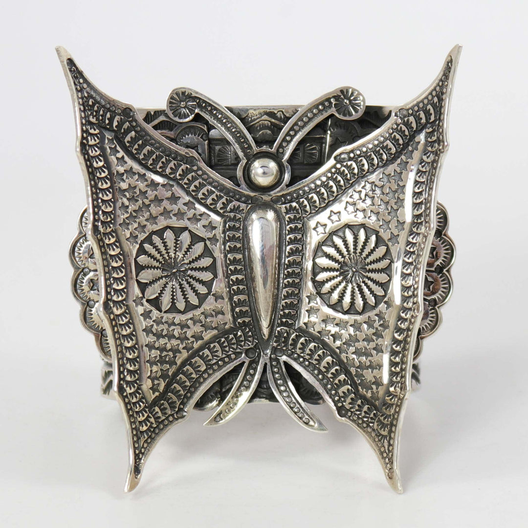 Silver Butterfly Cuff by Sunshine Reeves - Garland's