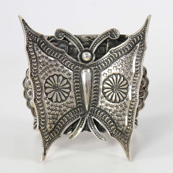 Silver Butterfly Cuff by Sunshine Reeves - Garland's