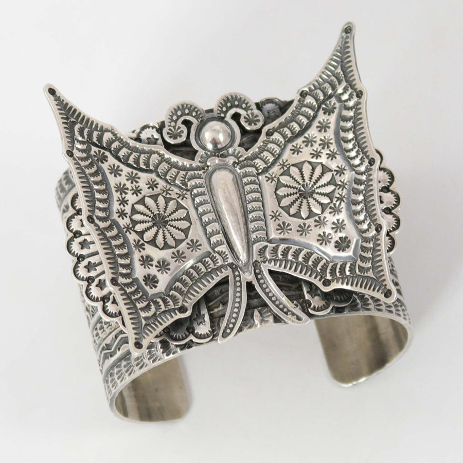 Silver Butterfly Cuff by Sunshine Reeves - Garland's