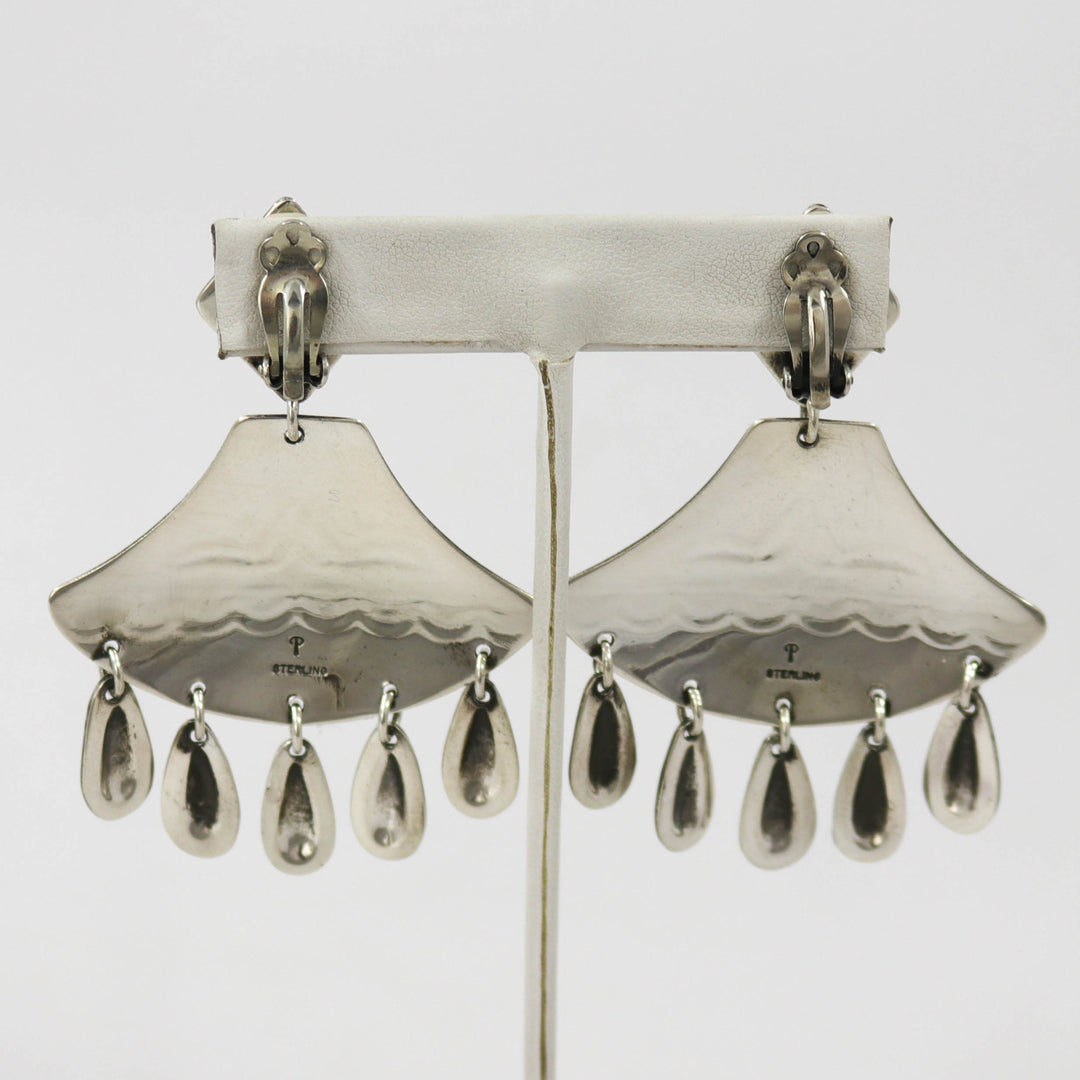 Silver Clip Earrings by Vintage Collection - Garland's