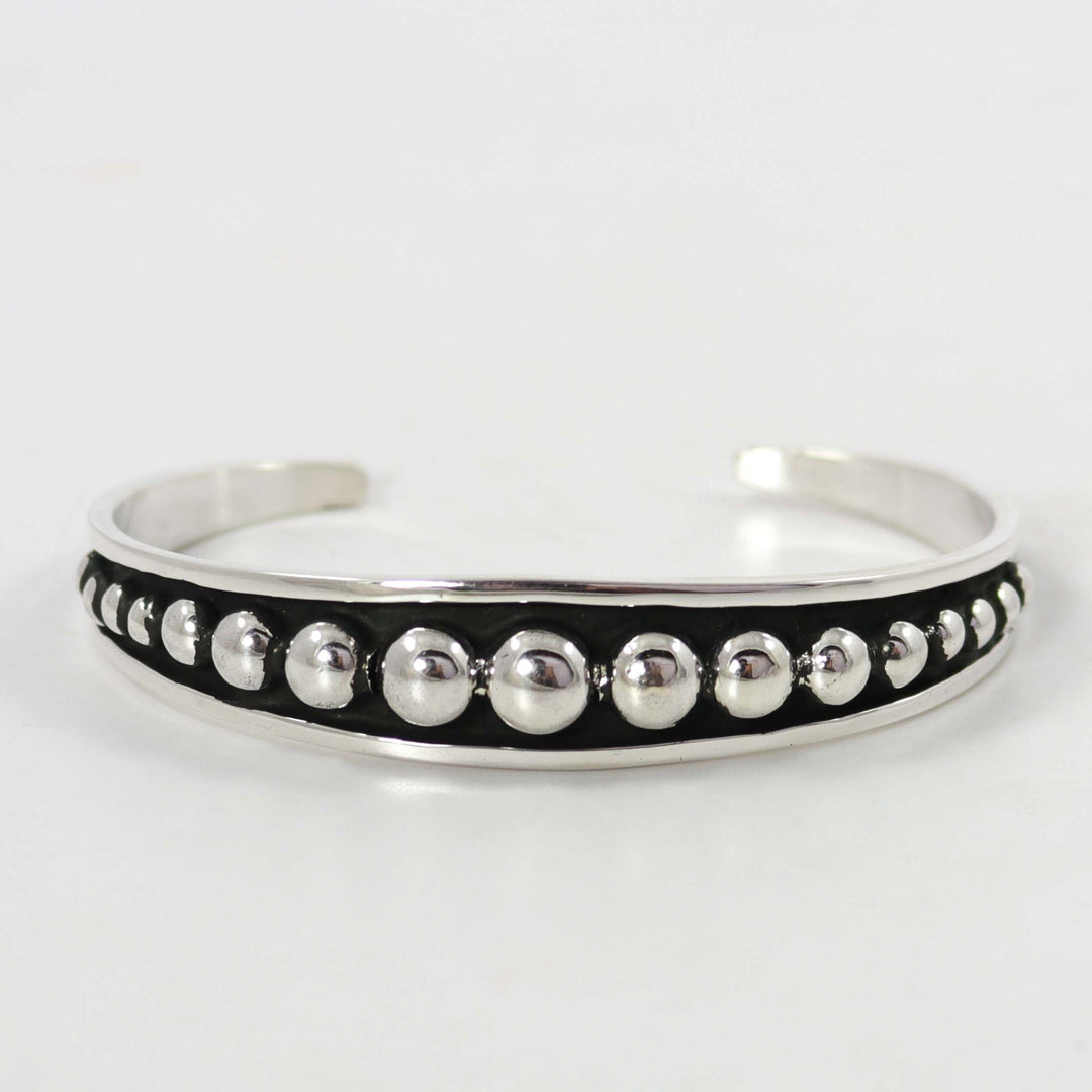 Silver Cuff by Johnathan Nez - Garland's