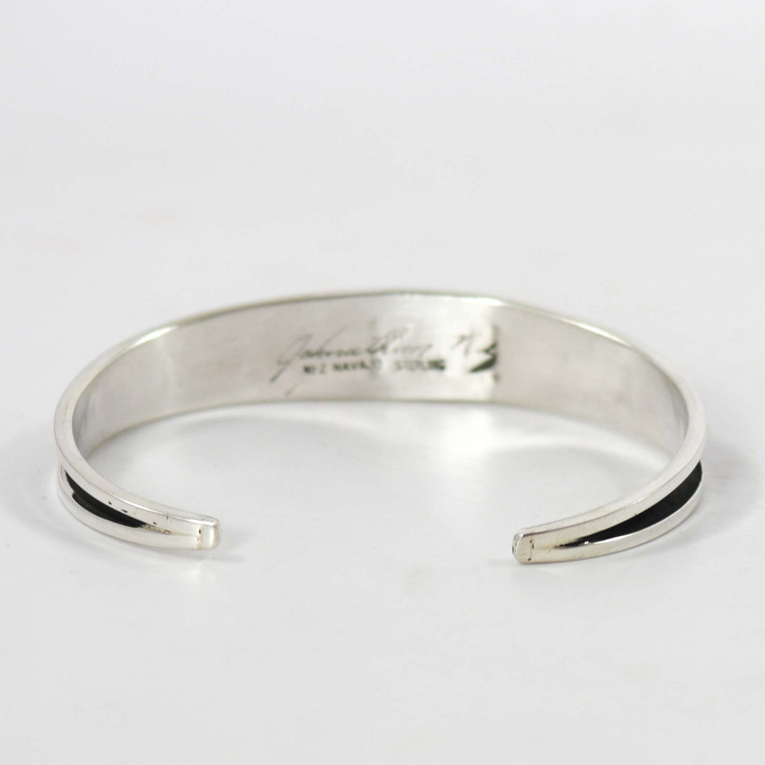 Silver Cuff by Johnathan Nez - Garland's