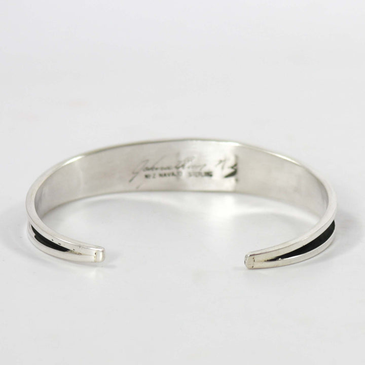 Silver Cuff by Johnathan Nez - Garland's