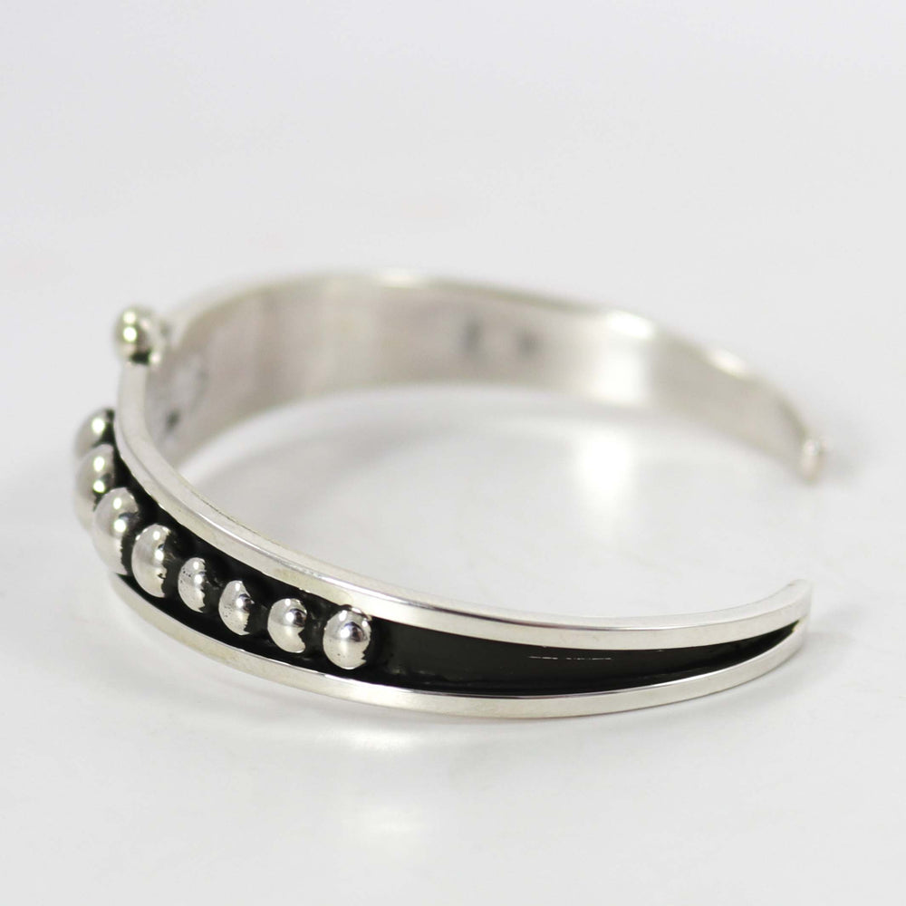 Silver Cuff by Johnathan Nez - Garland's