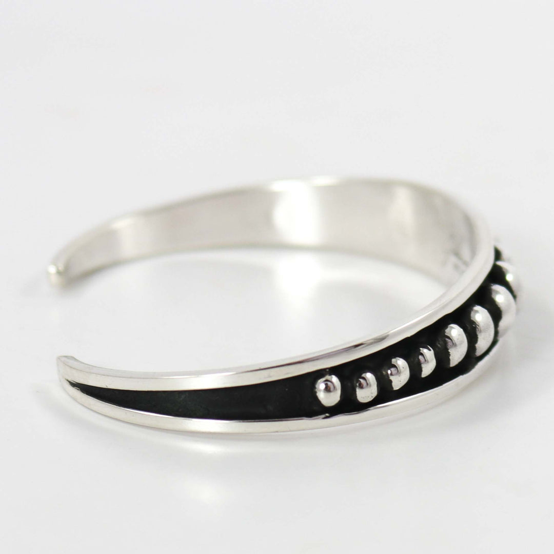 Silver Cuff by Johnathan Nez - Garland's
