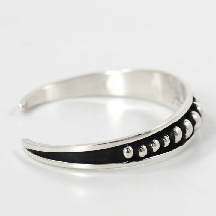 Silver Cuff by Johnathan Nez - Garland's