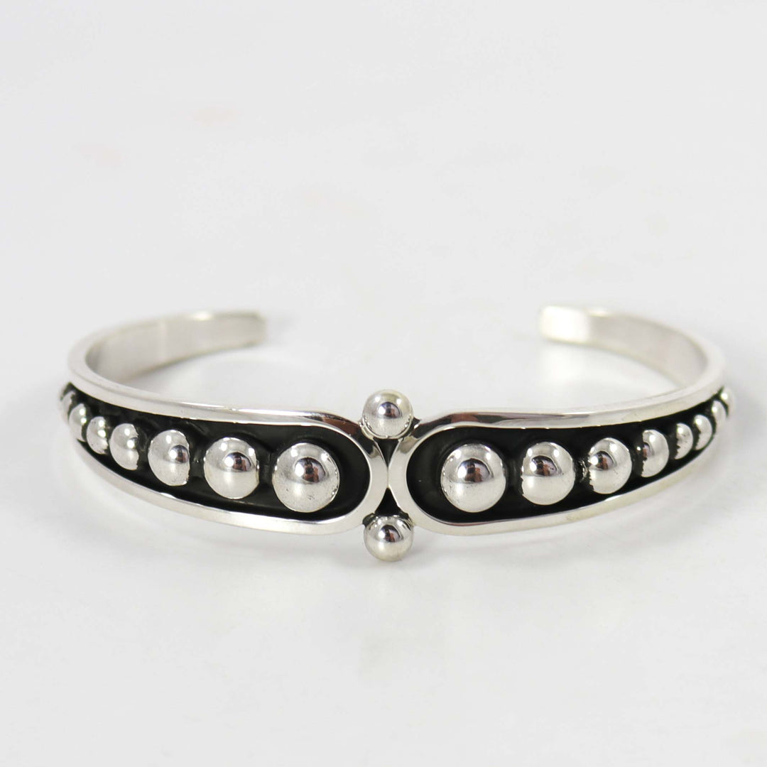 Silver Cuff by Johnathan Nez - Garland's