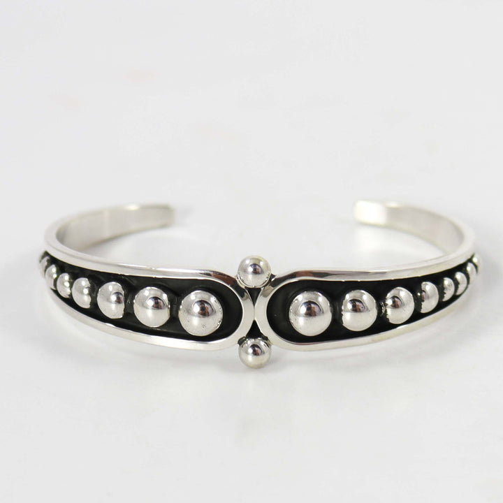 Silver Cuff by Johnathan Nez - Garland's