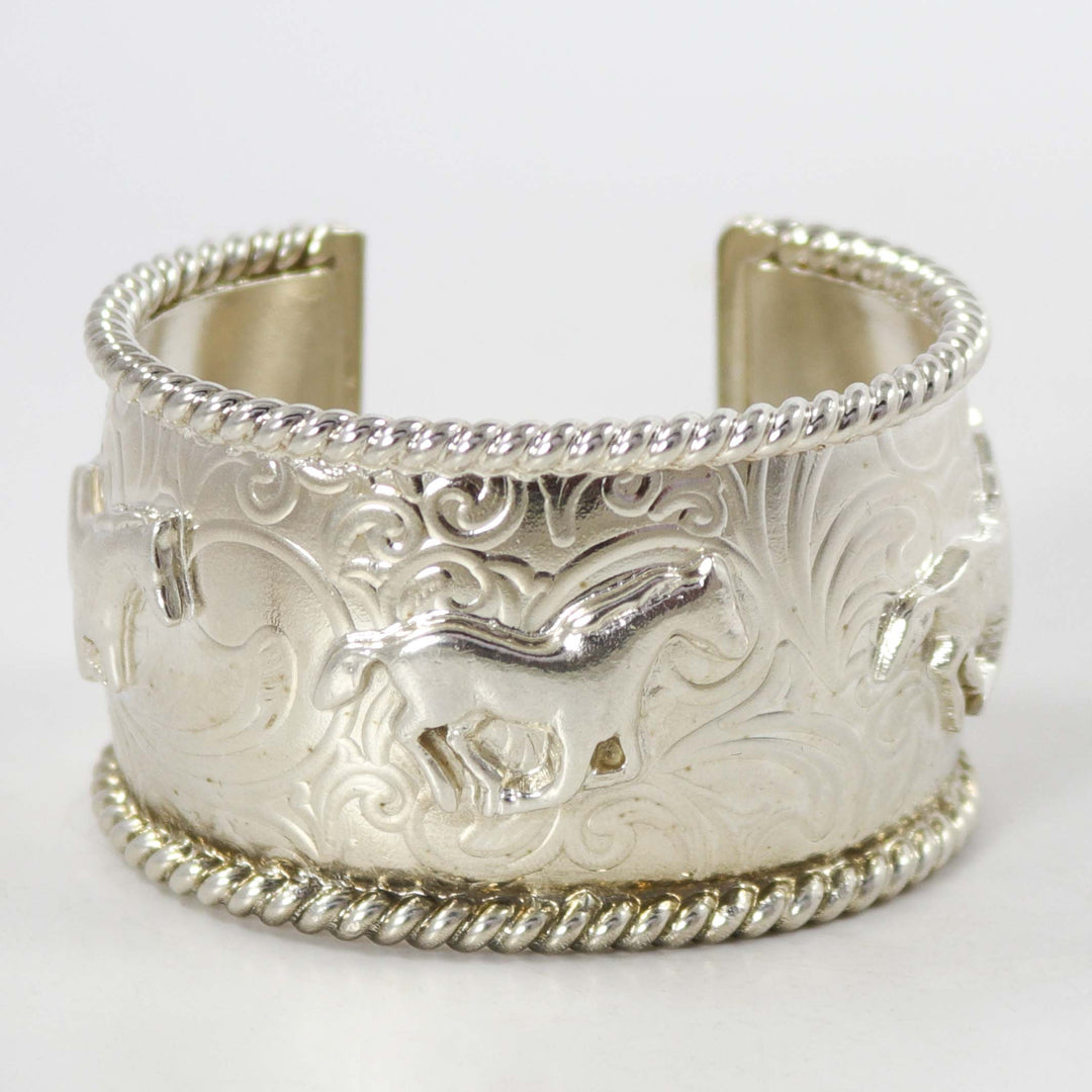 Silver Horse Cuff by Al Joe - Garland's