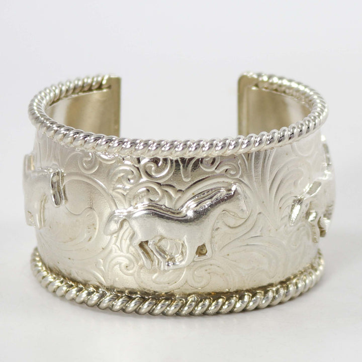 Silver Horse Cuff by Al Joe - Garland's