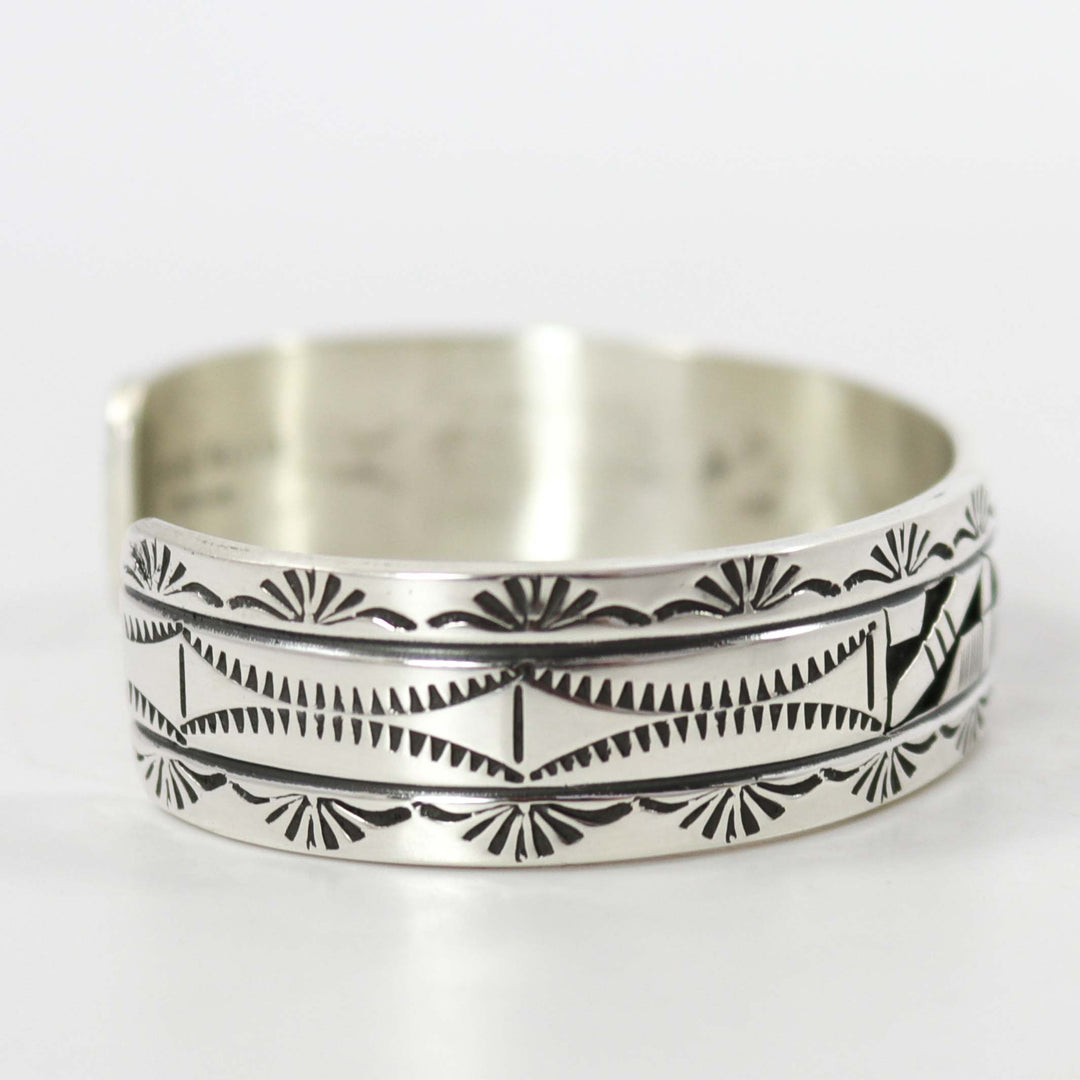 Silver Overlay Cuff by Peter Nelson - Garland's