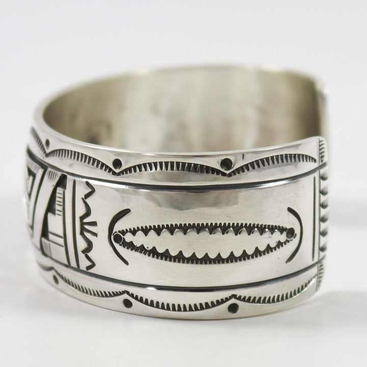 Silver Overlay Cuff by Peter Nelson - Garland's